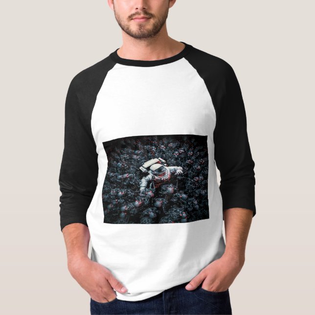 Camiseta Astronaute / Skull (Anverso)