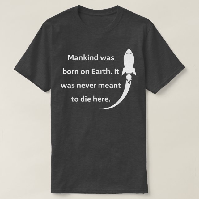 Camiseta Astronáutica, astronauta, espacial, espacial, Mart (Diseño del anverso)