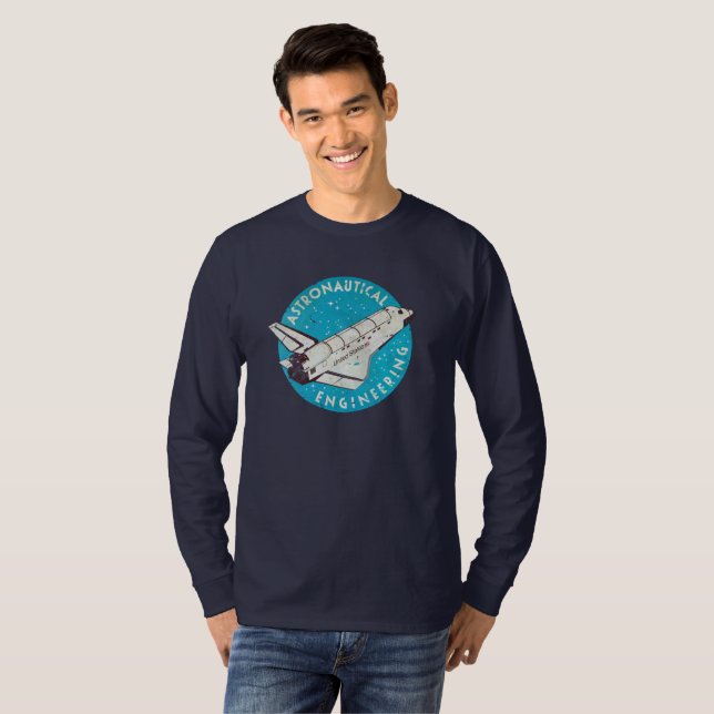 Camiseta Astronautical Engineering V01 (Anverso completo)