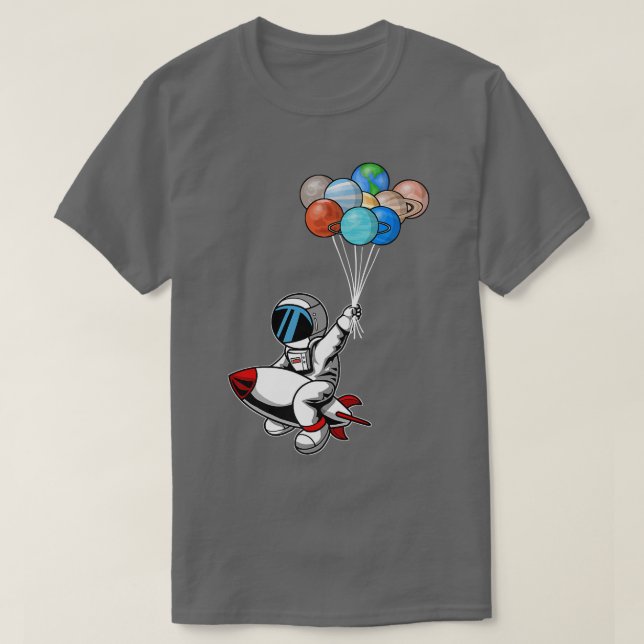 Camiseta Astronauts Planets Outer Space Eplorer  I Need Mor (Diseño del anverso)