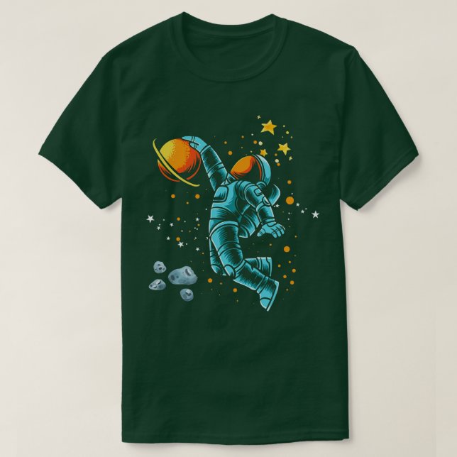 Camiseta Astrono astronauta del espacio exterior del balonc (Diseño del anverso)