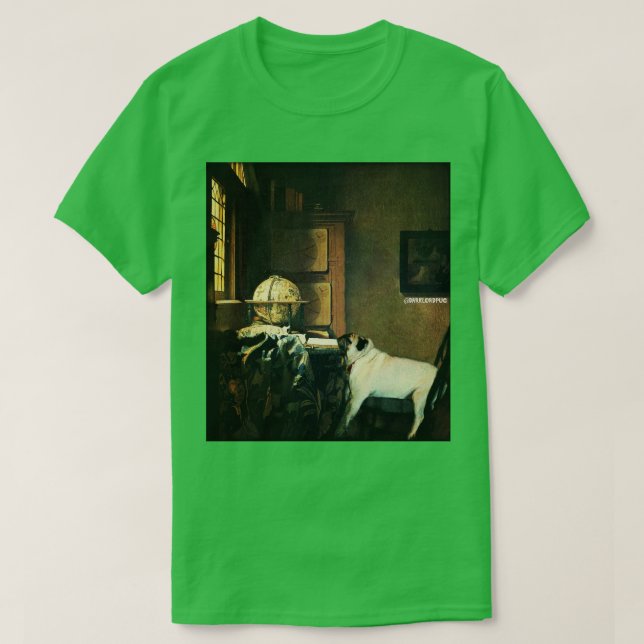 CAMISETA ASTRONOMERS PUG (Diseño del anverso)