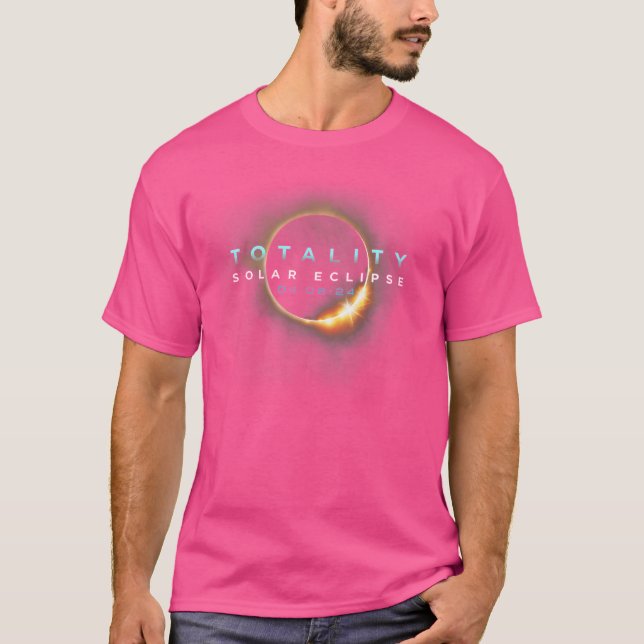 Camiseta Astronomía Amantes Total Eclipse Solar 2024 Totali (Anverso)