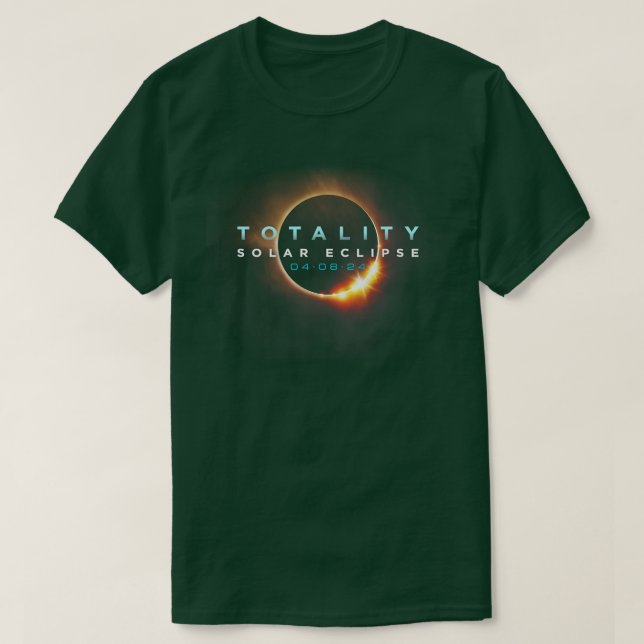 Camiseta Astronomía Amantes Total Eclipse Solar 2024 Totali (Diseño del anverso)