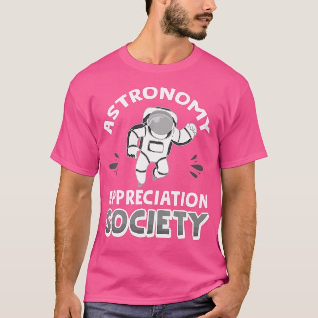 Camiseta Astronomía Apreciation Society (Anverso)