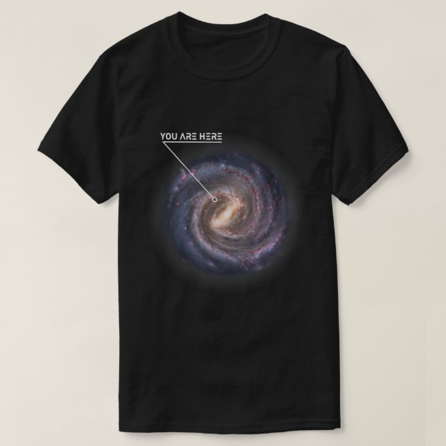Camiseta Astronomía: Aquí Está La Leche Astronómica De Gala (Diseño del anverso)