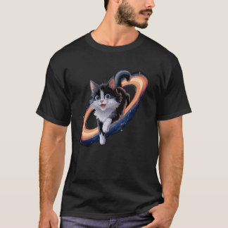 Camiseta Astronomía Astrofísica Espacio Científico Gatito G