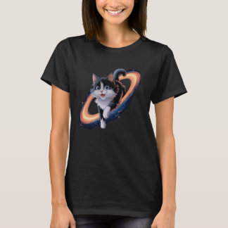 Camiseta Astronomía Astrofísica Espacio Científico Gatito G