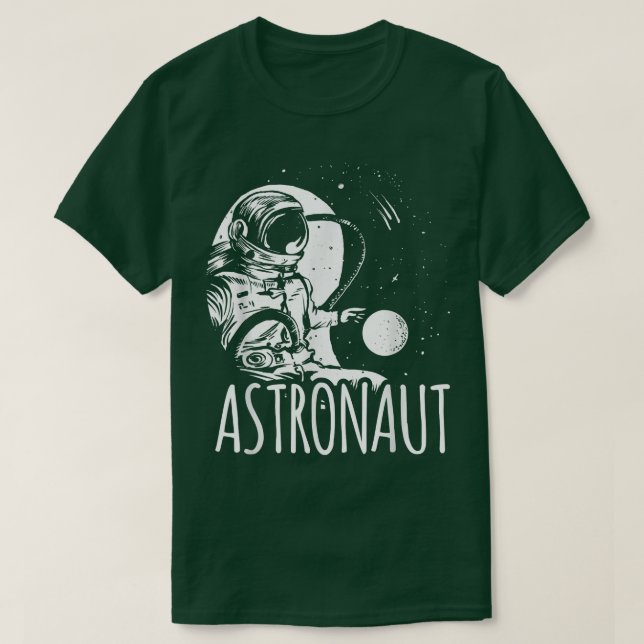 Camiseta Astronomía astronauta espacial planetas cohetes ca (Diseño del anverso)