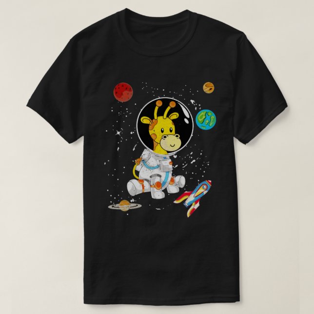 Camiseta Astronomía astronauta galaxia Lover Planetas Zooló (Diseño del anverso)