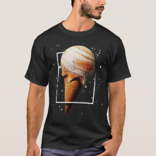 Camiseta Astronomía astronómica del planeta de crema de hie