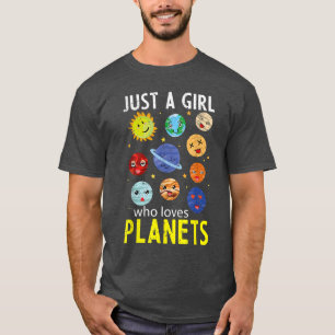 Camiseta Astronomía Chicas Científicas Espaciales Amante P