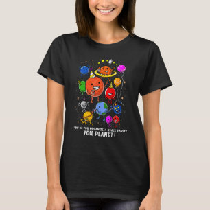 Camiseta Astronomía Cómo Organiza El Fiesta Espacial Que Pl