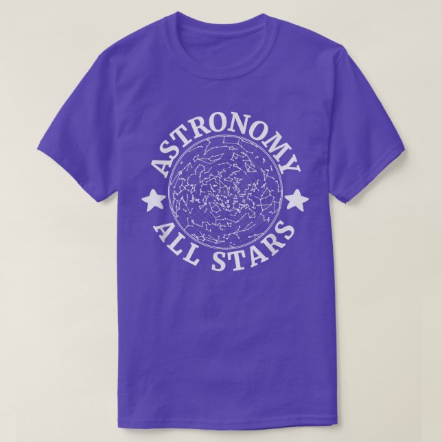 Camiseta Astronomía Cosmología de todas las estrellas, espa (Diseño del anverso)