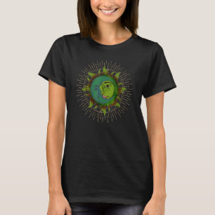 Camiseta Astronomía Cuerpo Celeste Sol Luna Boho Estética A