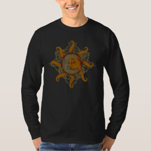 Camiseta Astronomía Cuerpo Celeste Universo Sol Luna Astrol