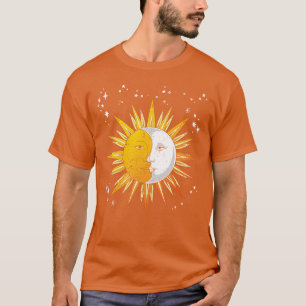 Camiseta Astronomía Cuerpos Celestes Astrolog Sun Moon