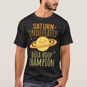 Camiseta Astronomía de campeón de Hula Hoop en Saturno