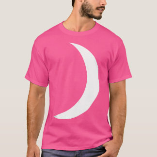 Camiseta Astronomía de Guay Big White Crescent Moon