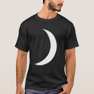 Camiseta Astronomía de Guay Big White Crescent Moon