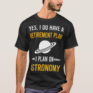 Camiseta Astronomía de Jubilación