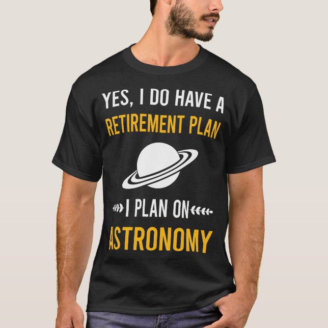 Camiseta Astronomía de Jubilación (Anverso)