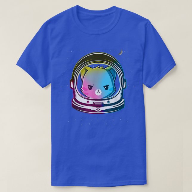 Camiseta Astronomía de la eploración del espacio astronauta (Diseño del anverso)