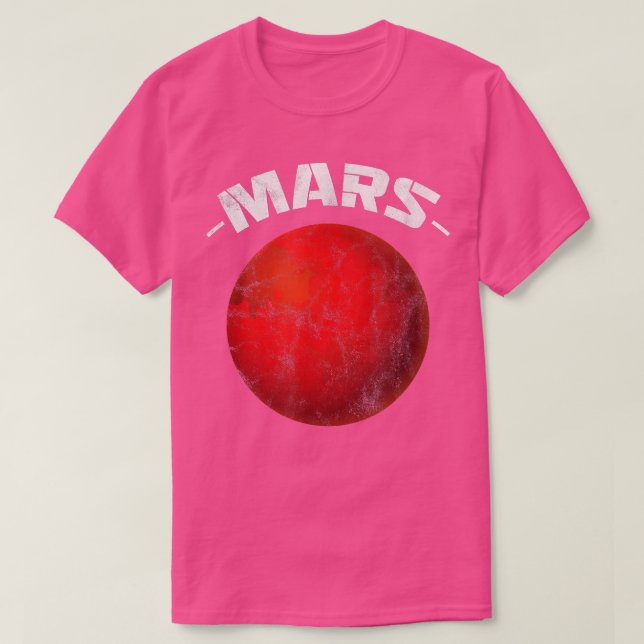 Camiseta Astronomía de Mars Red Planet Space Eplour Science (Diseño del anverso)