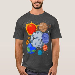 Camiseta Astronomía de Planetas Astronautas Universos de Ci