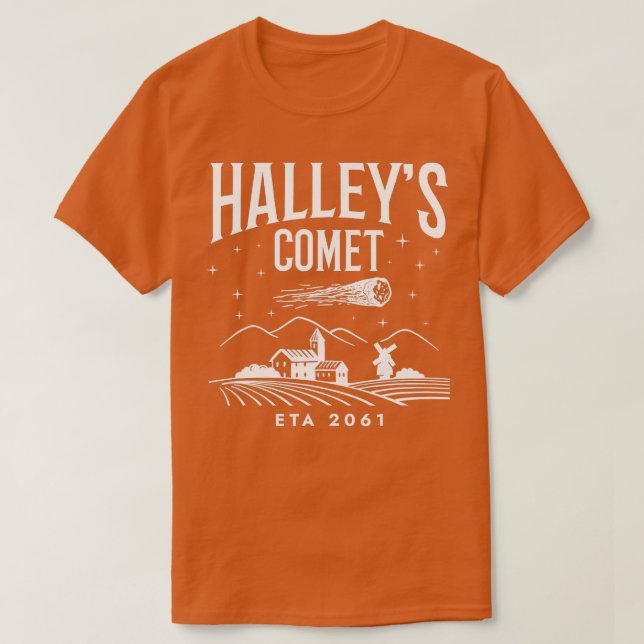 Camiseta Astronomía del espacio ultraterrestre Halleys Hall (Diseño del anverso)