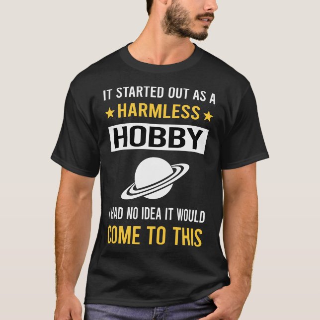 Camiseta Astronomía del Hobby Sin Peligro (Anverso)