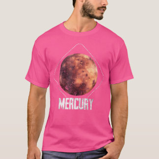 Camiseta Astronomía del sistema solar del planeta de mercur