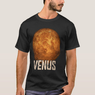 Camiseta Astronomía del sistema solar del planeta Venus