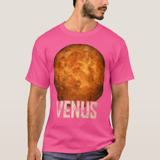Camiseta Astronomía del sistema solar del planeta Venus
