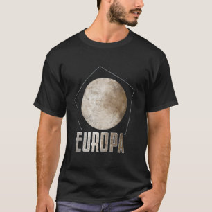 Camiseta Astronomía del sistema solar planetario Europa Moo
