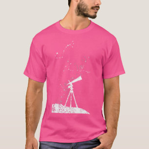 Camiseta Astronomía del telescopio astronómico