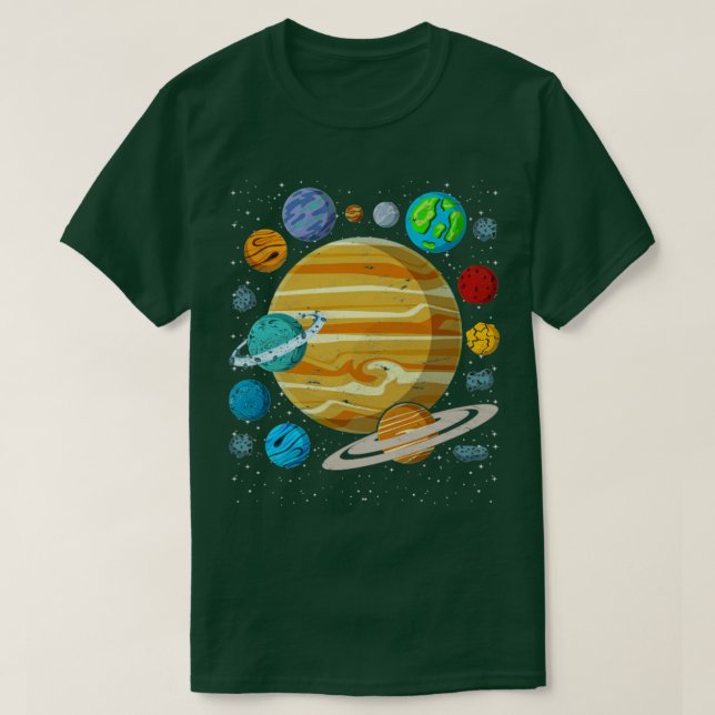 Camiseta Astronomía del Universo Astronauta de la Galaxia d (Diseño del anverso)