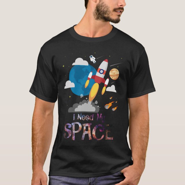 Camiseta Astronomía divertida que necesito mi ciencia del t (Anverso)