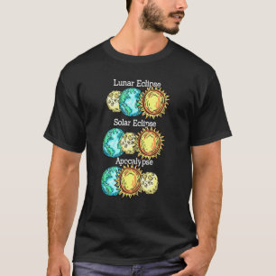 Camiseta Astronomía Eclipse solar Eclipse lunar Astrónomo