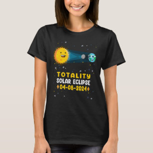 Camiseta Astronomía Eclipse solar total 2024 Totalidad 04 0