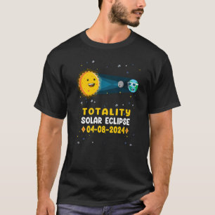 Camiseta Astronomía Eclipse solar total 2024 Totalidad 04 0