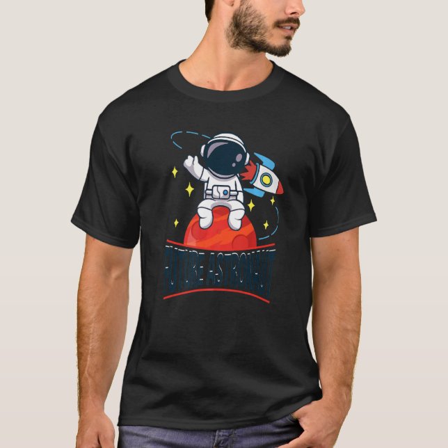 Camiseta Astronomía Espacio Galaxia Explorer Futuro Astrona (Anverso)
