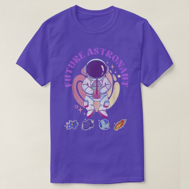 Camiseta Astronomía Espacio Ultraterrestre Ciencia Viaje Fu (Diseño del anverso)