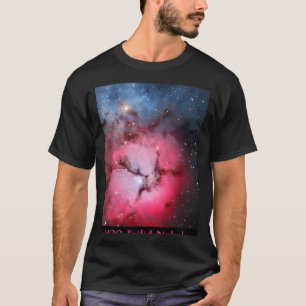 Camiseta Astronomía Lover M20 Trifid Nebula Messier Object 