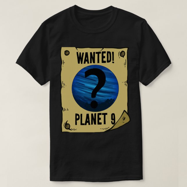 Camiseta Astronomía Lover Planeta Nueve Sistema Solar Geek  (Diseño del anverso)