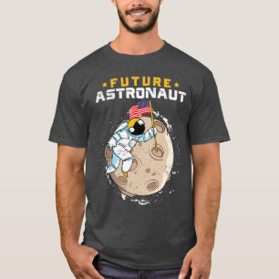 Camiseta Astronomía lunar ciencia espacial sobre astronau f