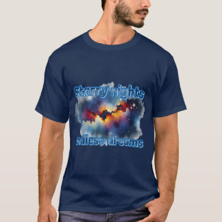 Camiseta Astronomía: noches estelares, sueños interminables