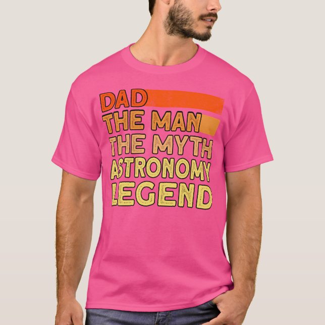 Camiseta Astronomía Papá - Astrología de la Galaxia Espacia (Anverso)