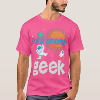Camiseta Astronomía Personalizado astronauta espacial Cute