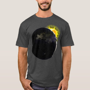 Camiseta Astronomía Planeta Tierra Espacio Sol Eclipse Astr
